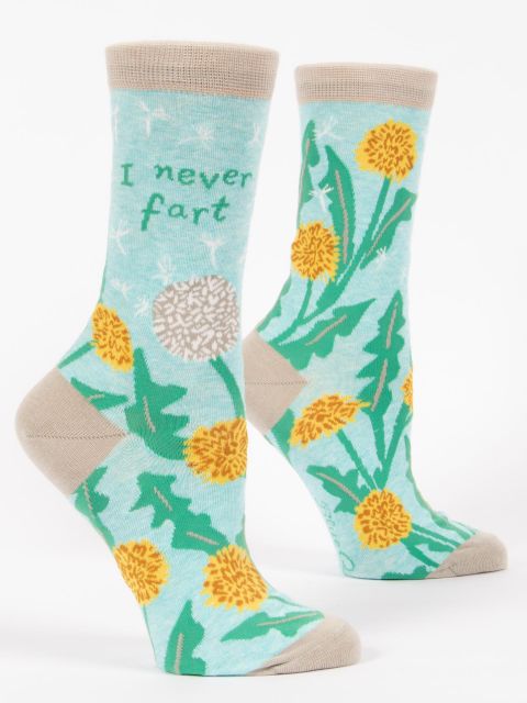 Blue Q I Never Fart Socks