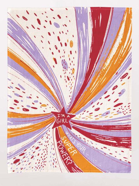 Blue Q Tea Towel Super Power