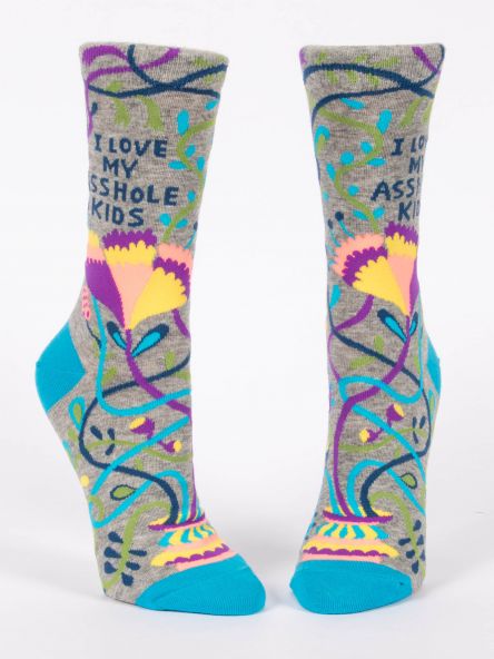 Blue Q Women’s I love my kids socks