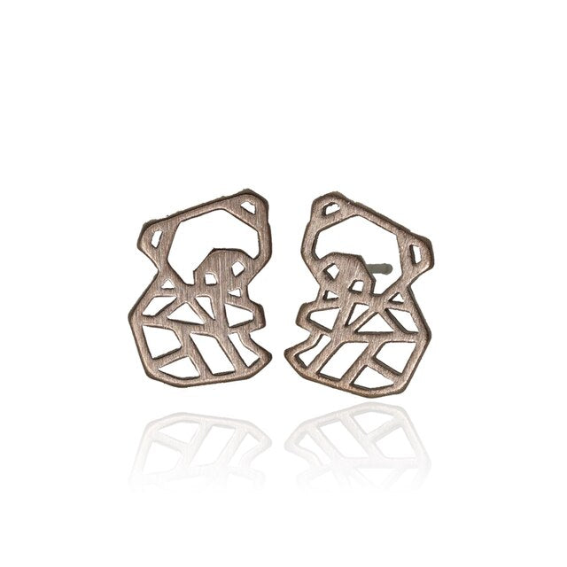jj+rr Panda Origami Earring