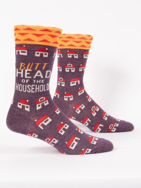 Blue Q Butthead Men’s Sock