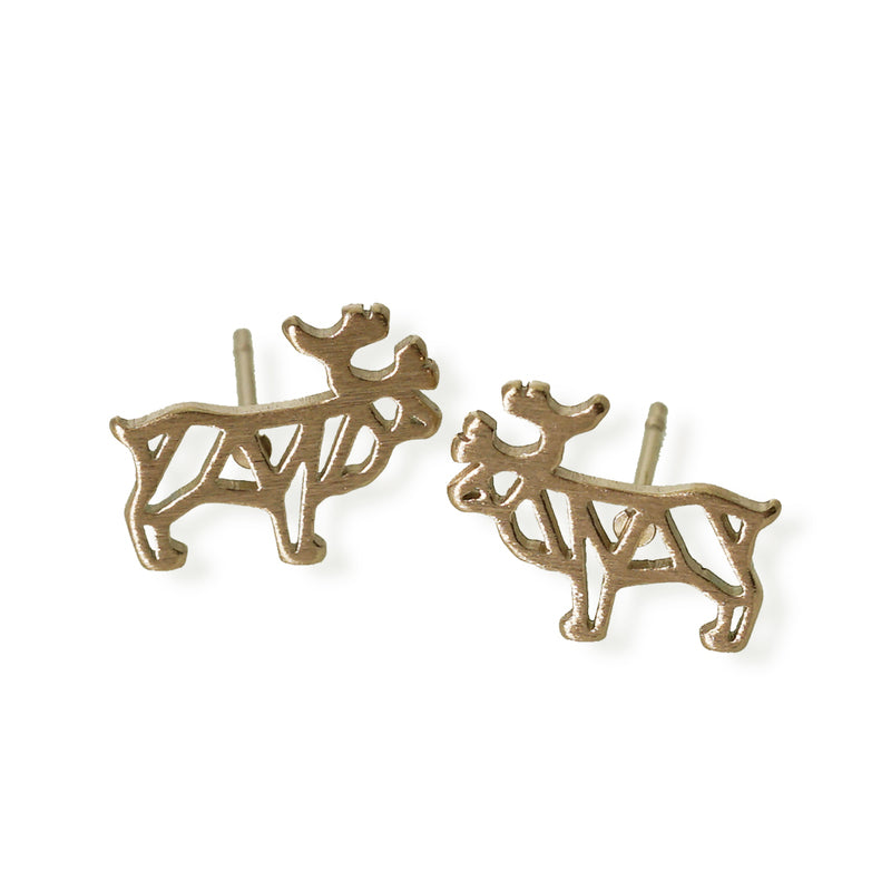 jj+rr Moose Origami Studs
