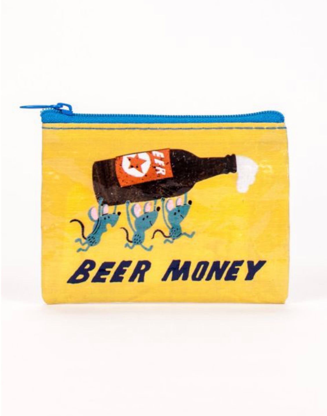Blue Q Beer Money Coin Purse
