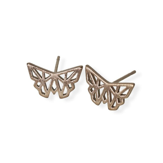 jj+rr Butterfly Origami Studs