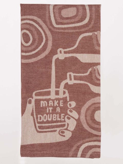 Blue Q Woven Tea Towel Double