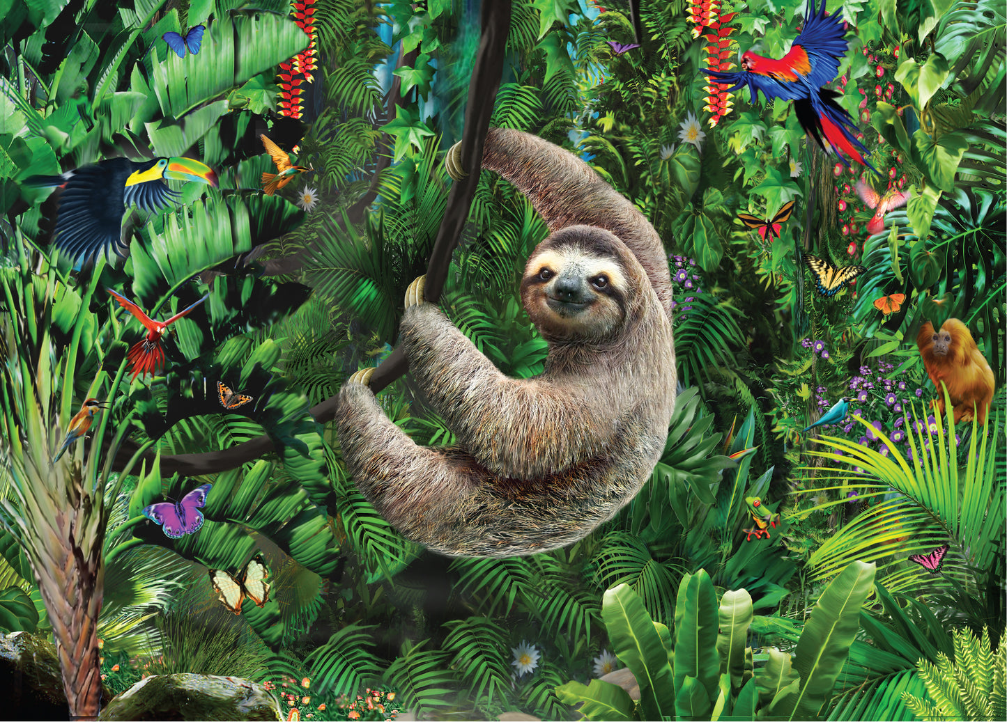 Peter Pauper Sloth Puzzle 1000pc