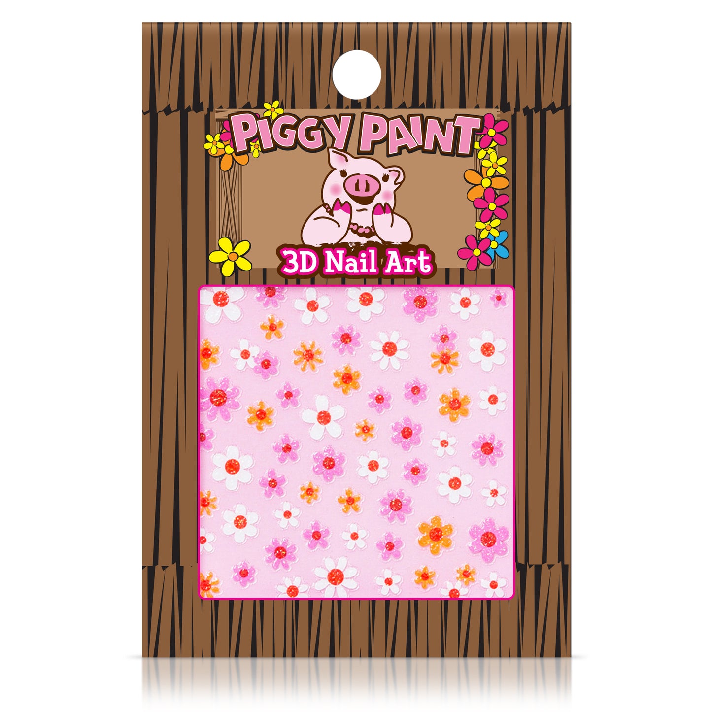 Piggy Paint 3D Nail Art Flower