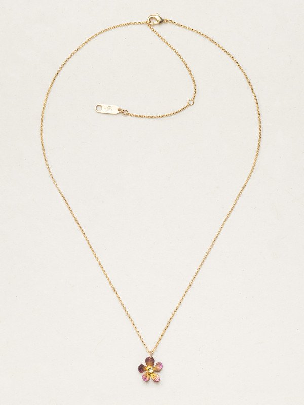 Holly Yashi Petite Plumeria Drop Necklace