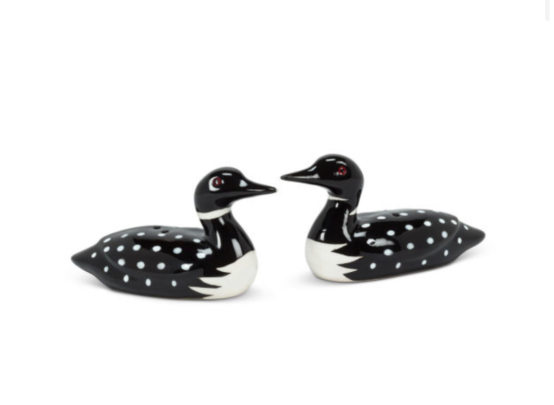 Loon Salt & Pepper Shakers