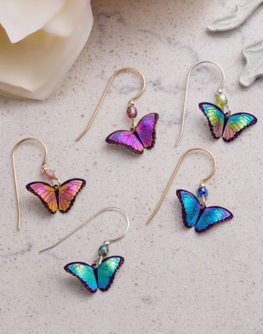 Holly Yashi Petite Bella Butterfly Earrings