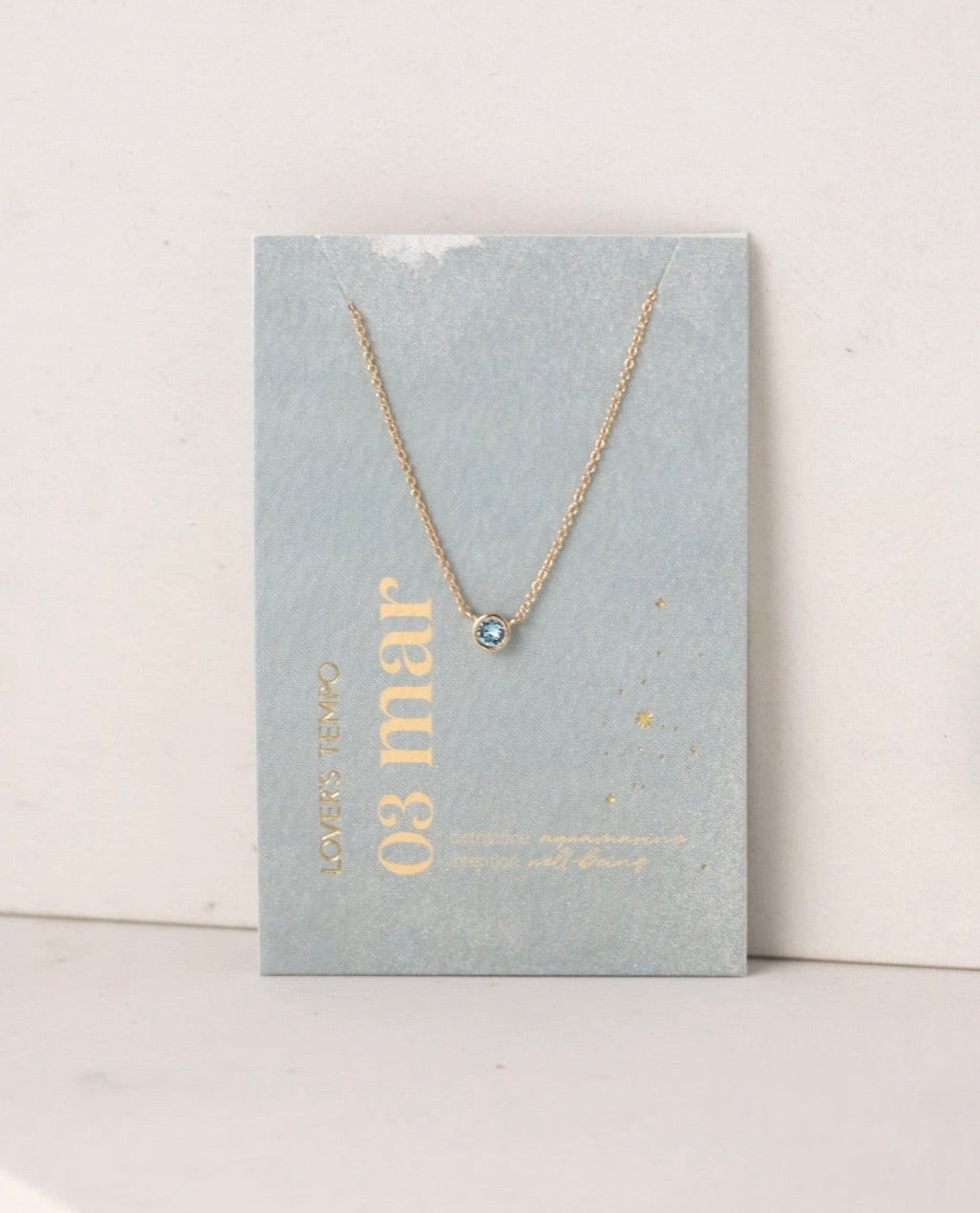 Lover’s Tempo Kaleidoscope Birthstone Gold Necklace