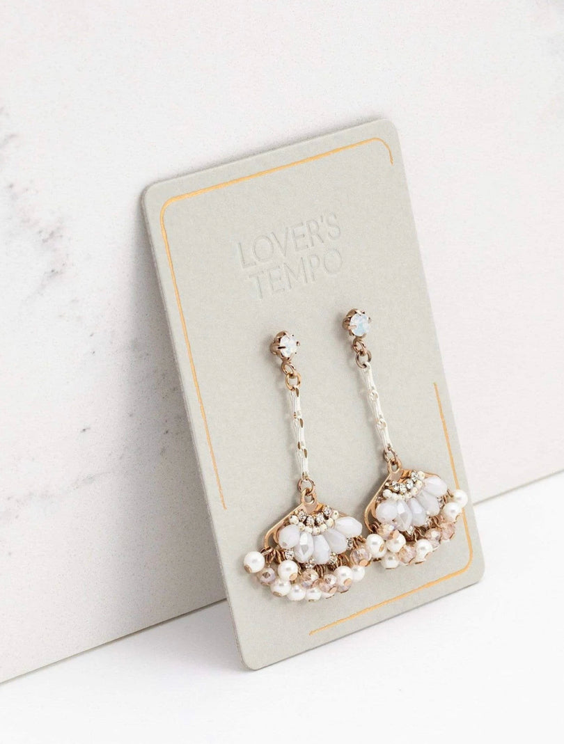 Lover’s Tempo Magnolia Fan Earrings