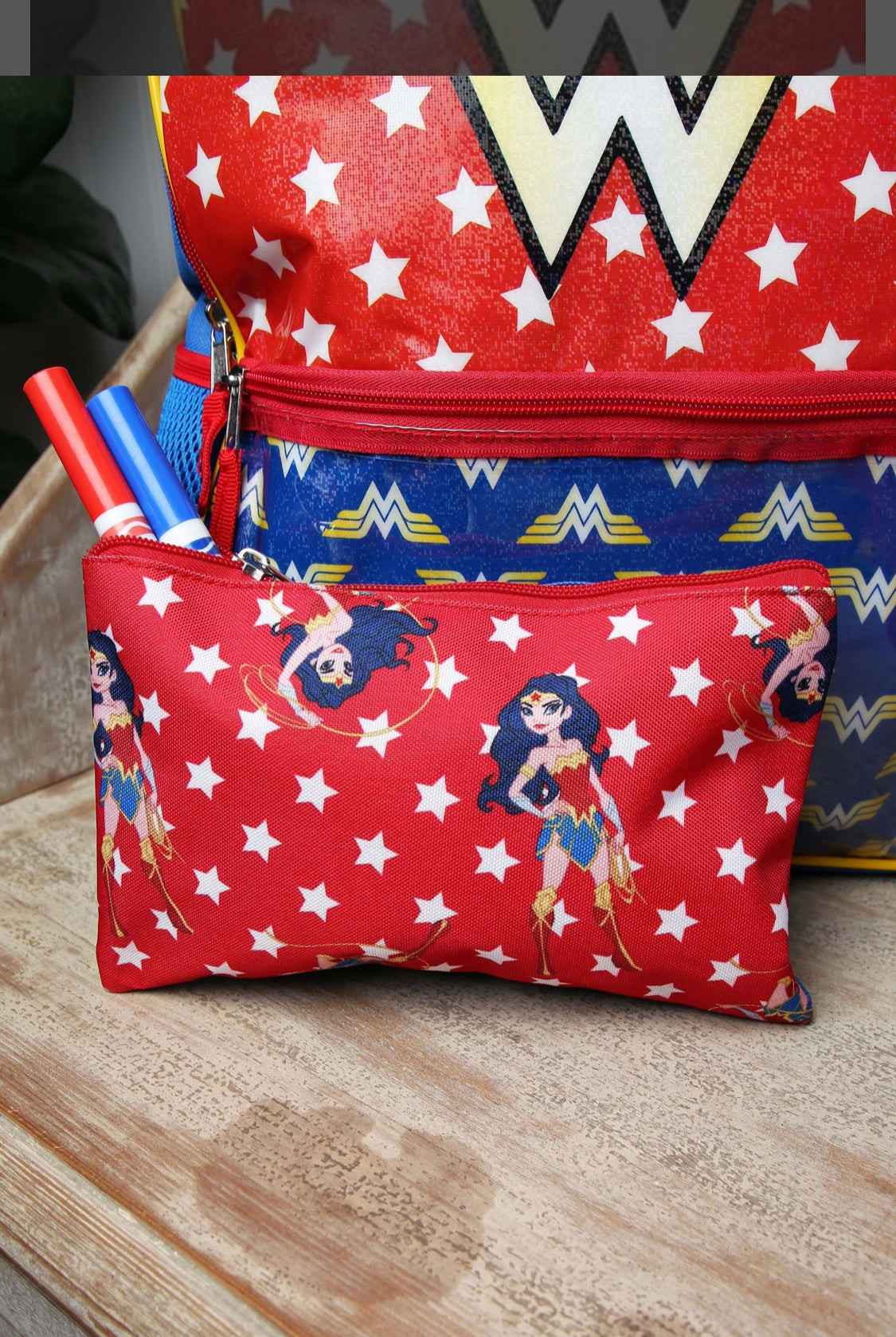 Wonder woman Backpack Set
