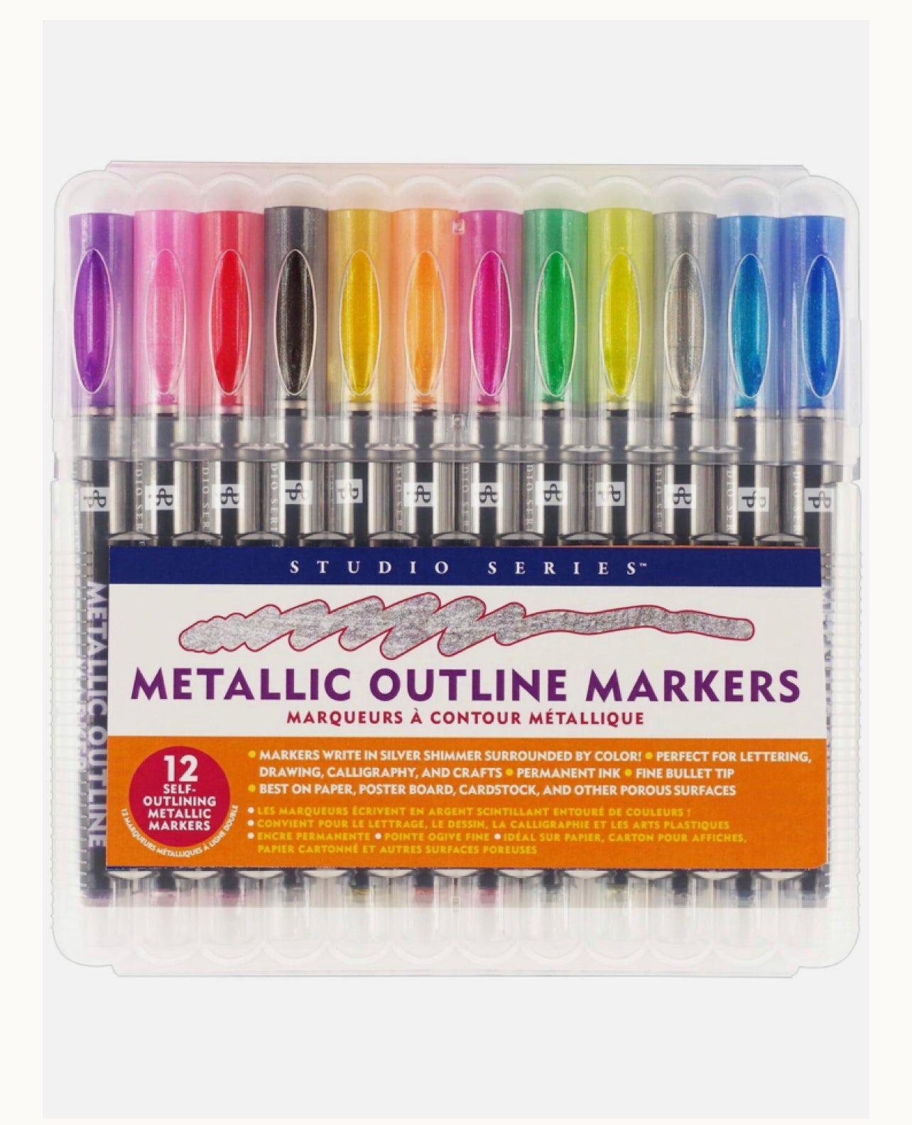 Metallic Outline Markers