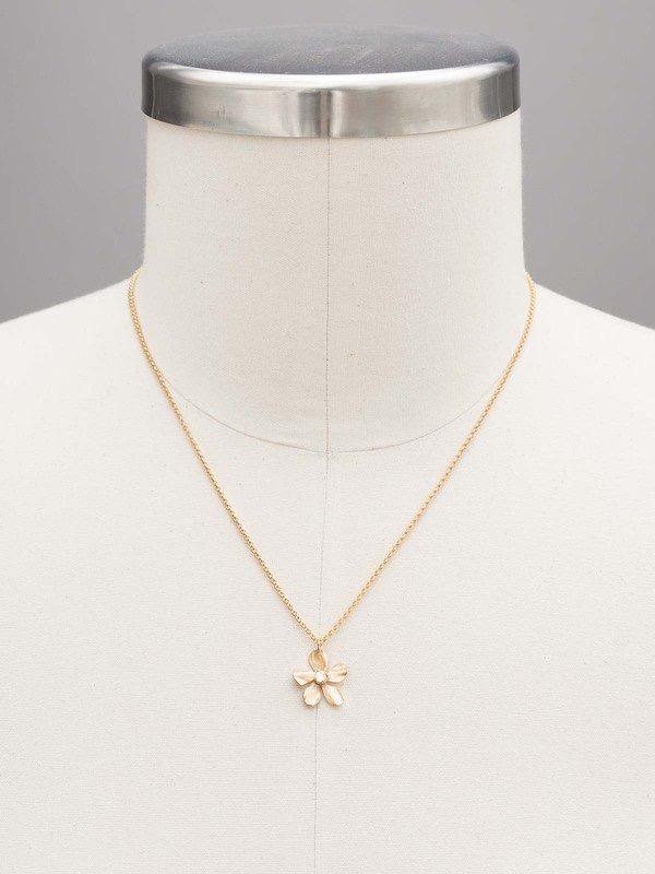 Holly Yashi Petite Plumeria Drop Necklace