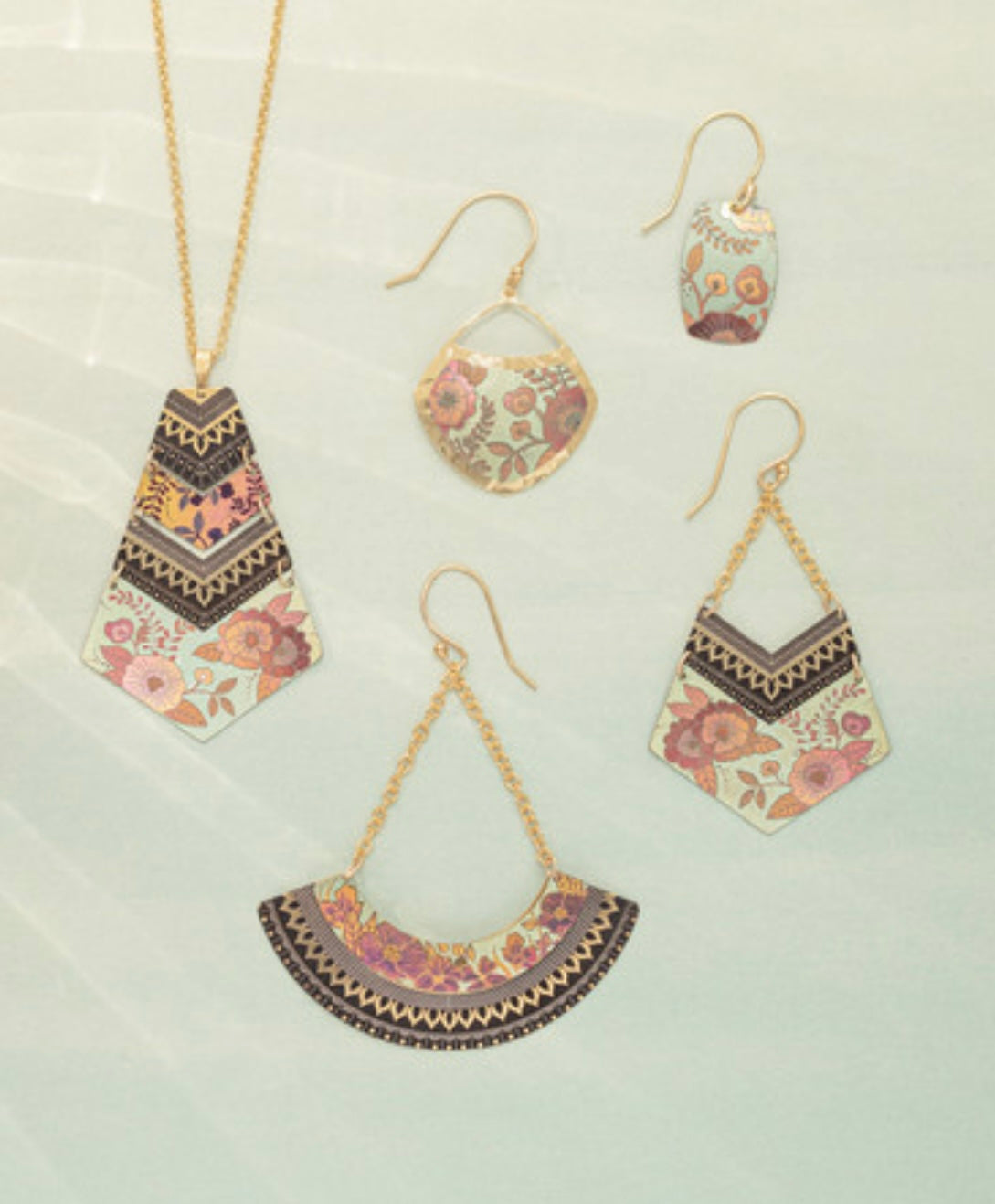 Holly Yashi Leah Rose Earrings