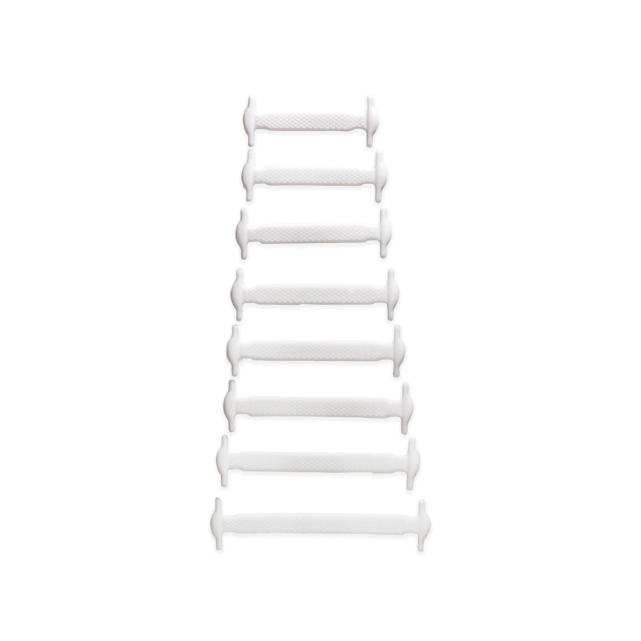 Kikkerland White No-Tie Shoe Bands