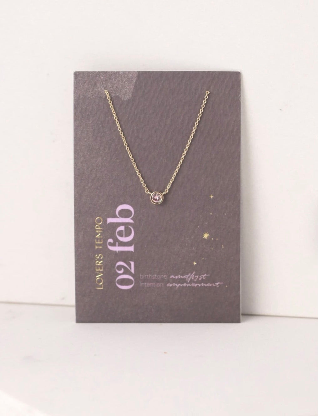 Lover’s Tempo Kaleidoscope Birthstone Gold Necklace