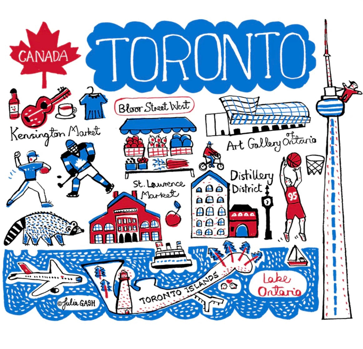 Toronto Cityscape Small Tote