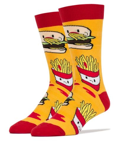 Oooh Yeah Mens Burger Fries Sock