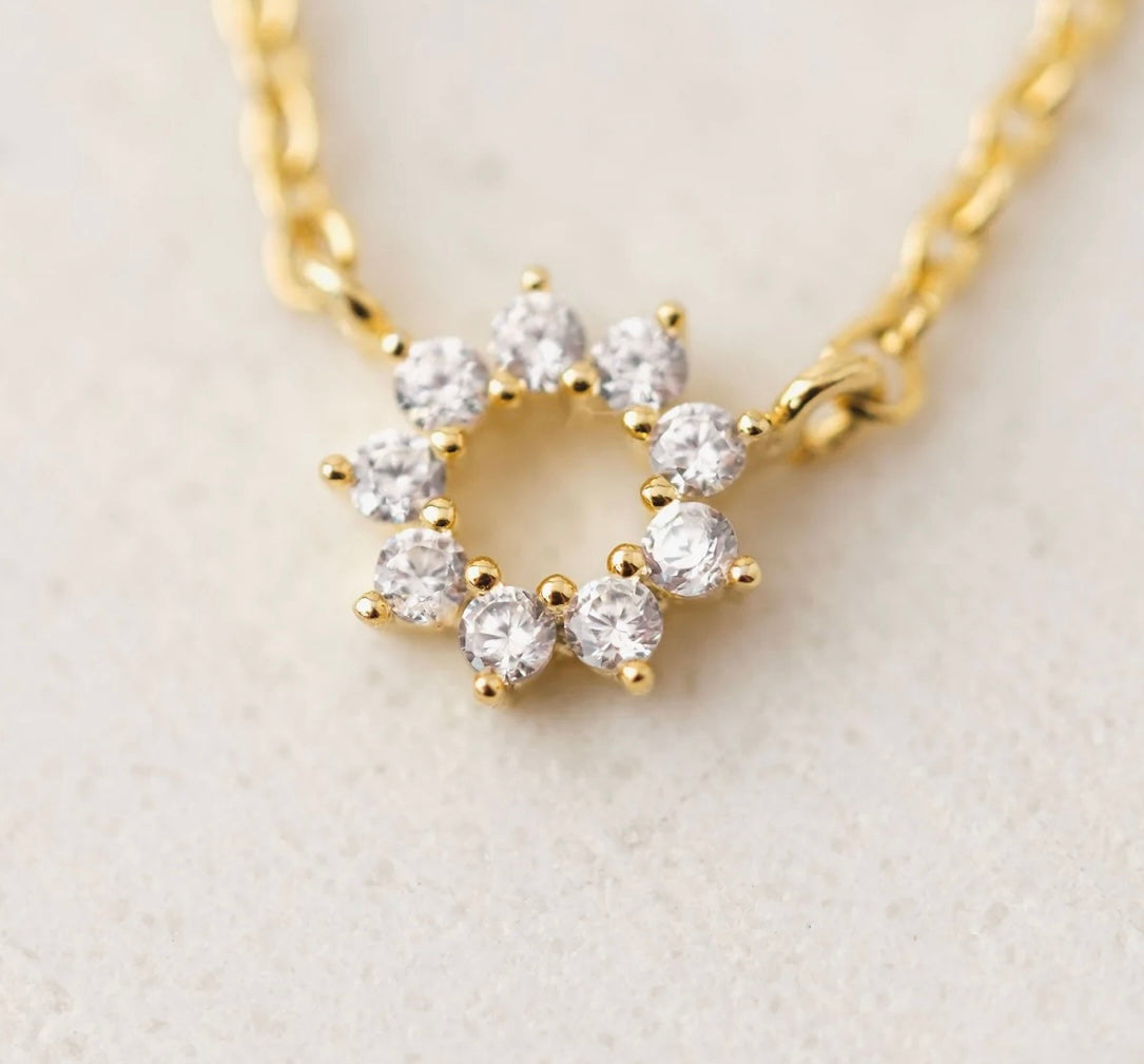 Lover’s Tempo Halo Mini Necklace
