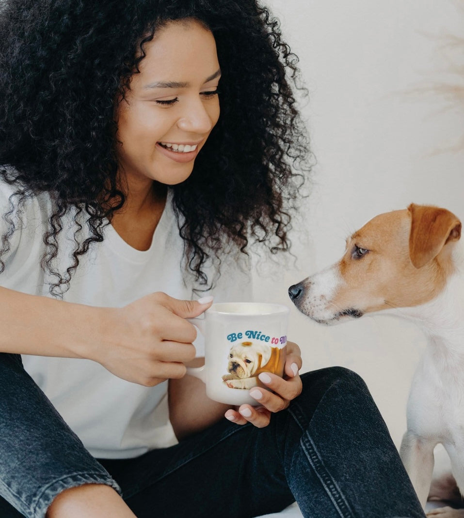 Fred SAY ANYTHING "Be Nice" MUG