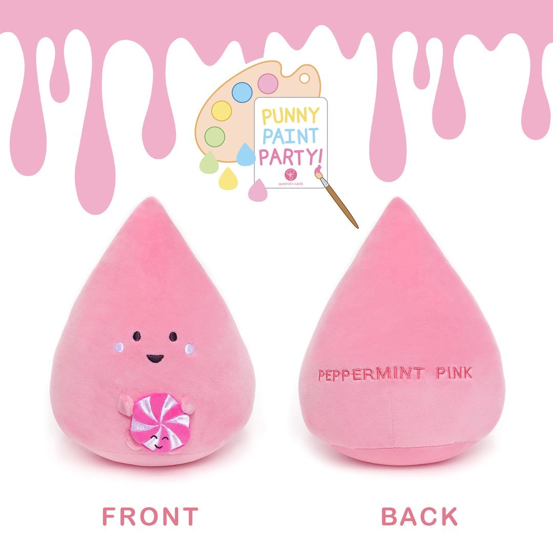 Queenie Cards Punny Paint Party Plushies