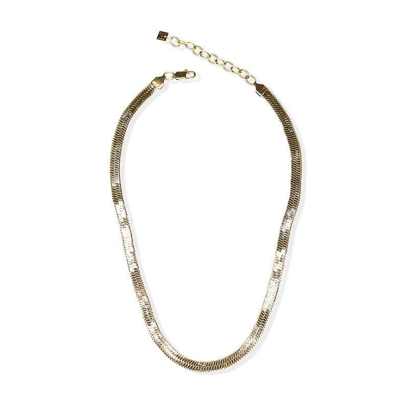 jj+rr Gold Paola Serpentine Necklace