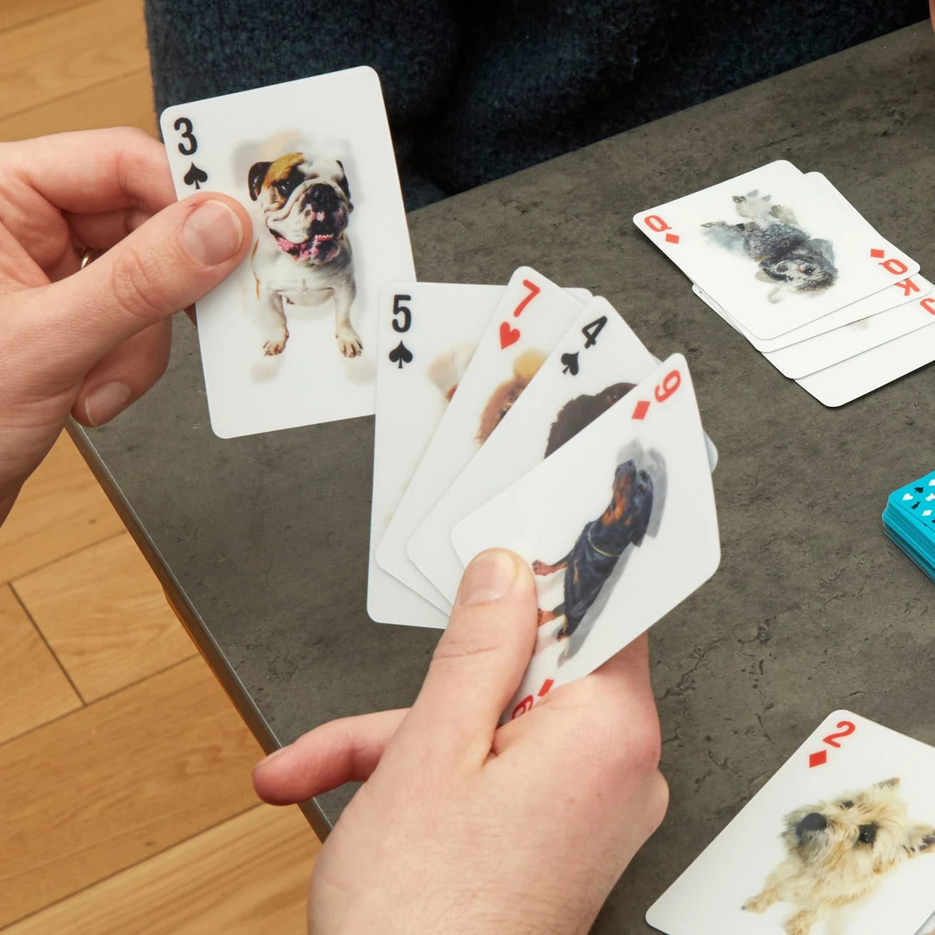 Kikkerland 3D Dog Playing Cards
