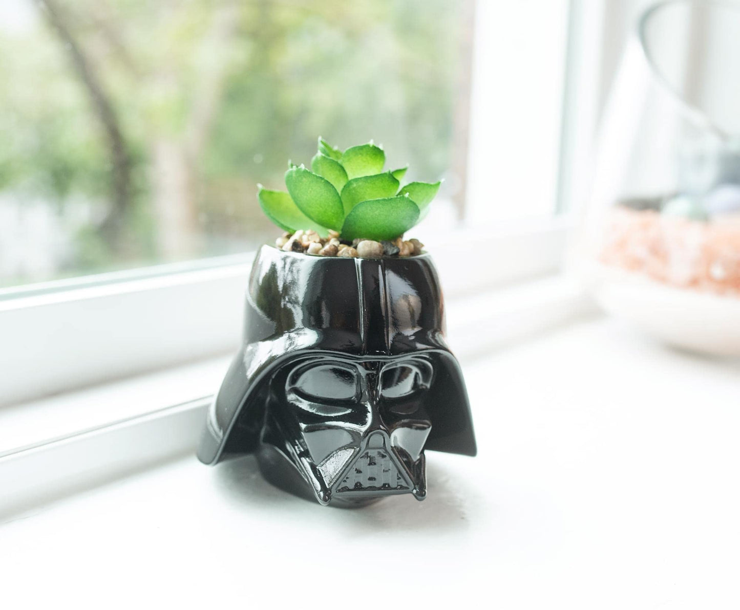 Darth Vader Ceramic Planter