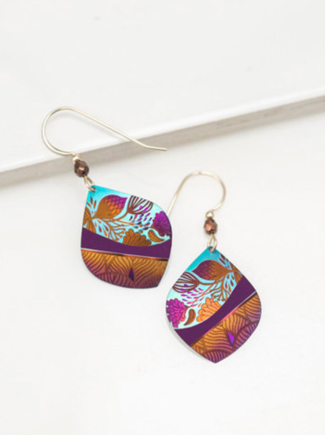 Holly Yashi Lani Earrings Amber Wave