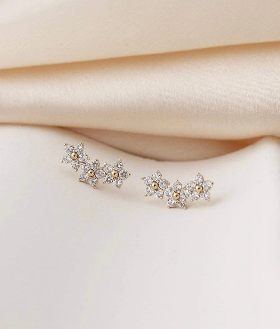 Lover’s Tempo Blossom Climber Earrings