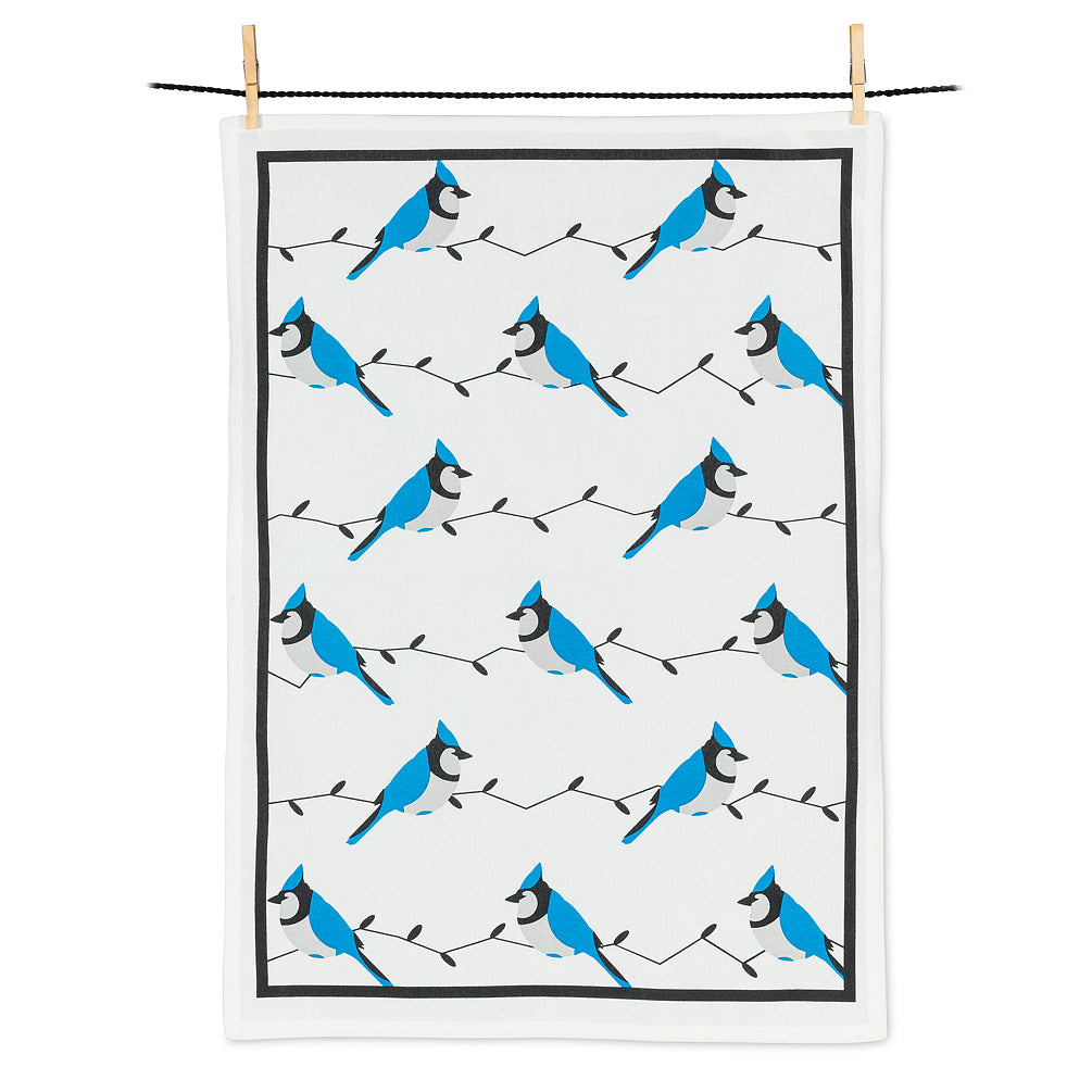 Blue Jay Tea Towel