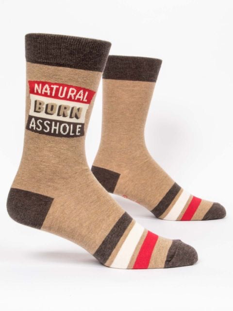 Blue Q Mens’s Natural Born Sock