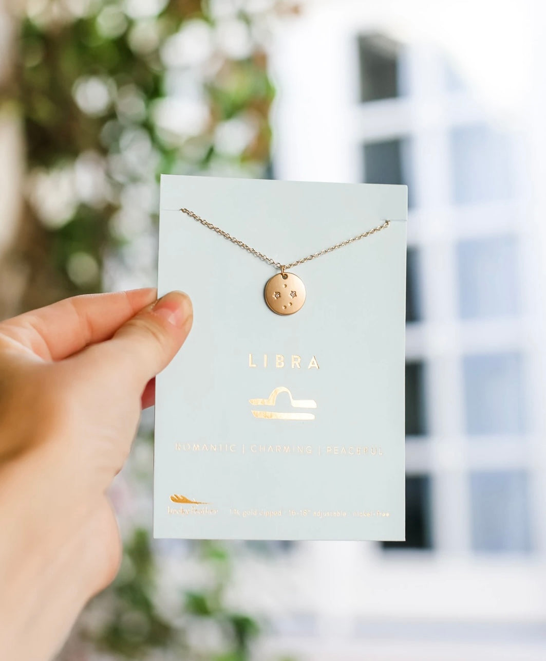 Lucky Feather Zodiac Necklace