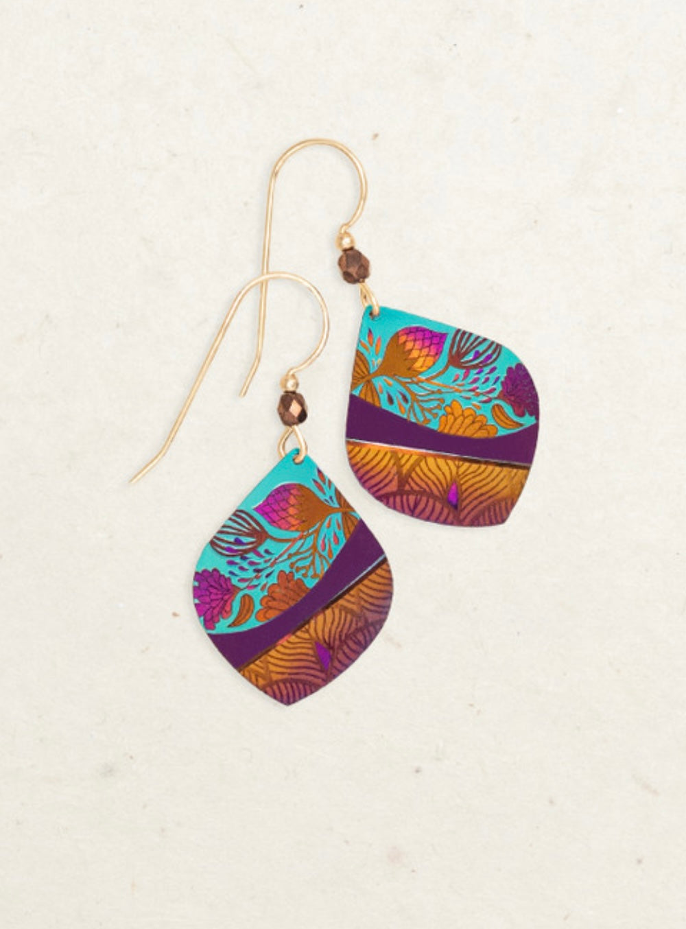 Holly Yashi Lani Earrings Amber Wave