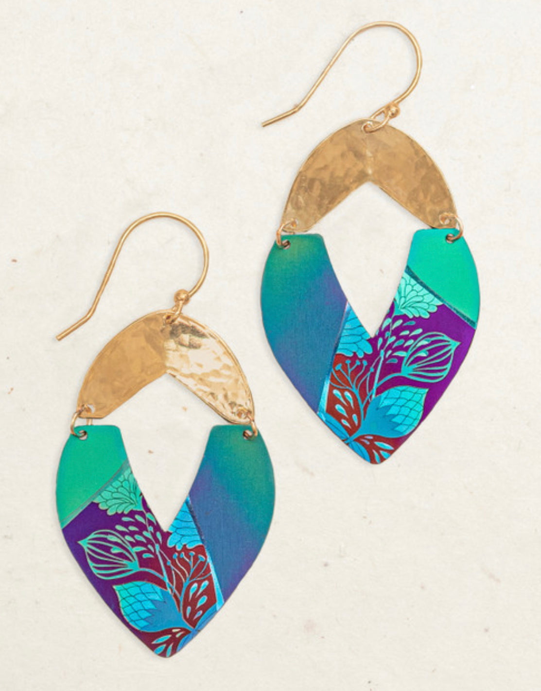 Holly Yashi Teal Skies Kalea Earrings