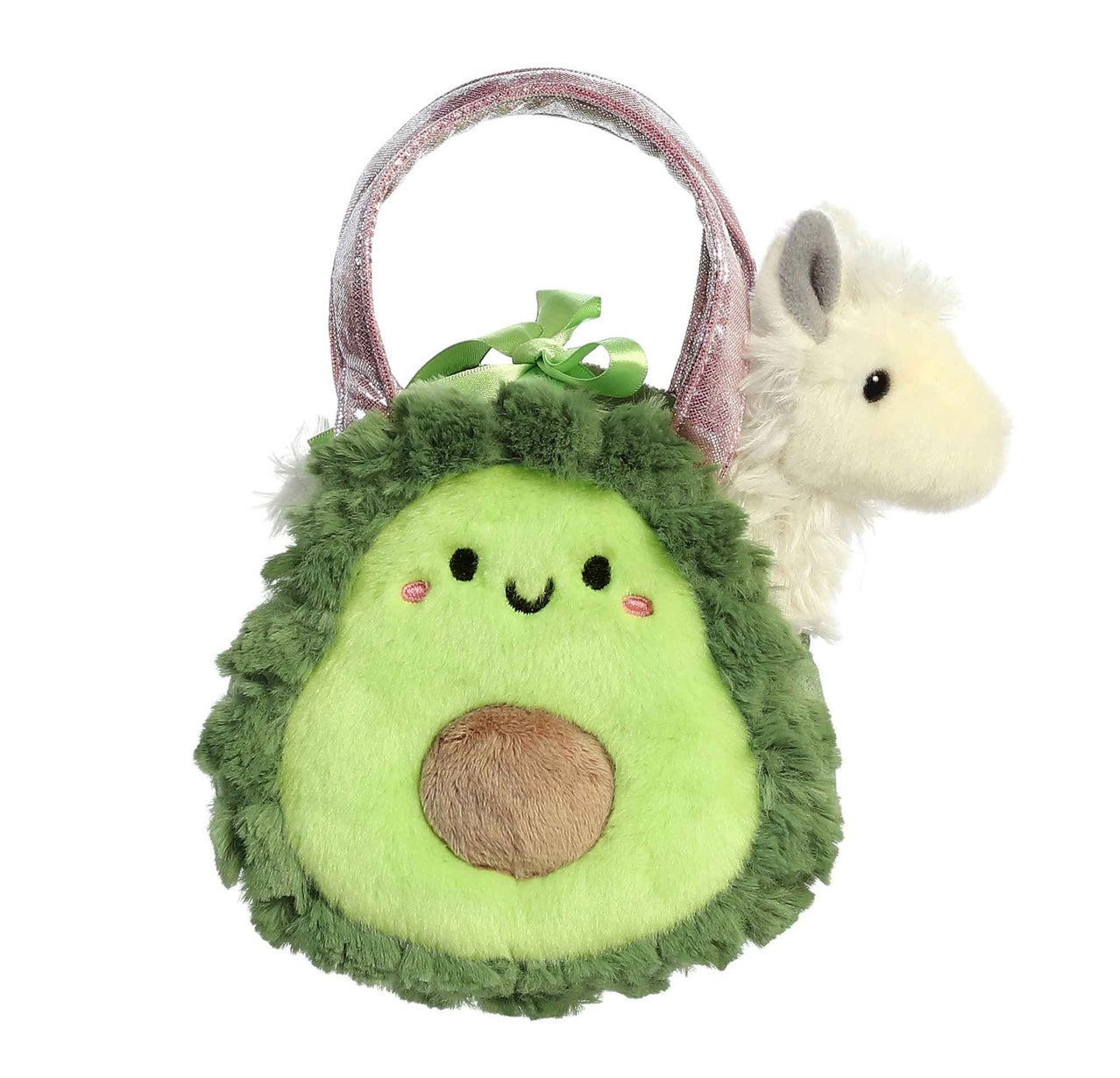 Fancy Pals Avocado Llama Pet Carrier