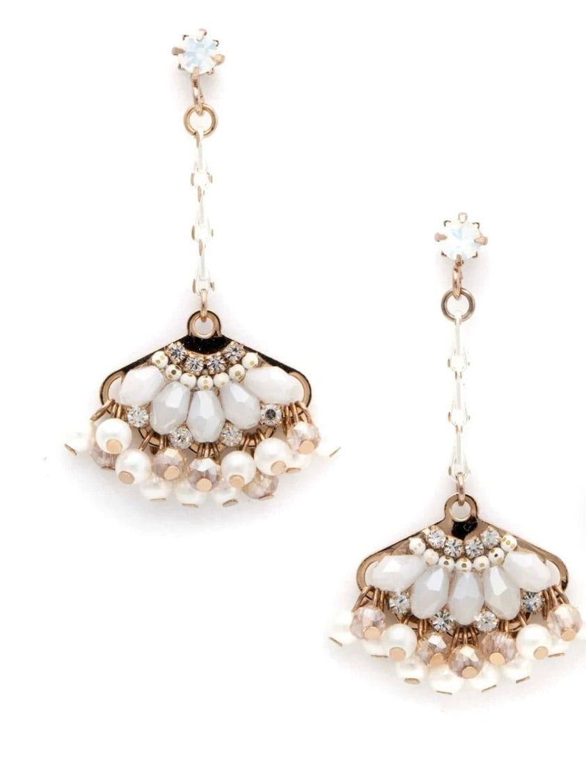 Lover’s Tempo Magnolia Fan Earrings