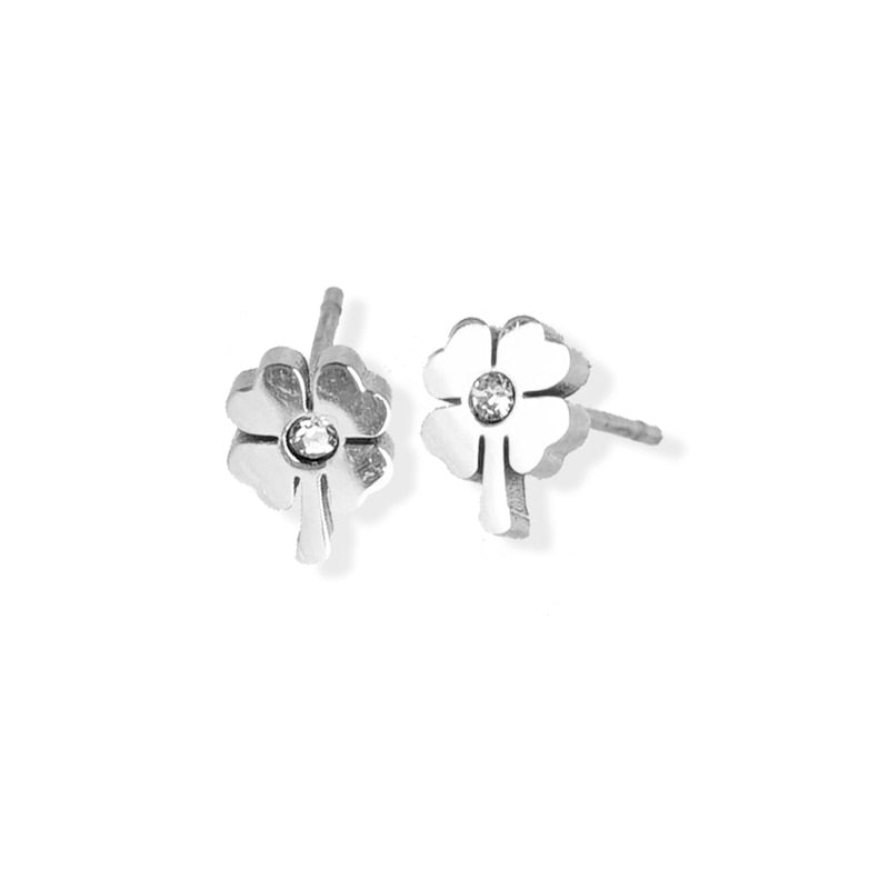 jj+rr Clover Studs