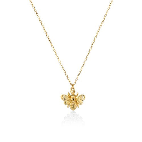 Gold Vermeil Bumble Bee Necklace
