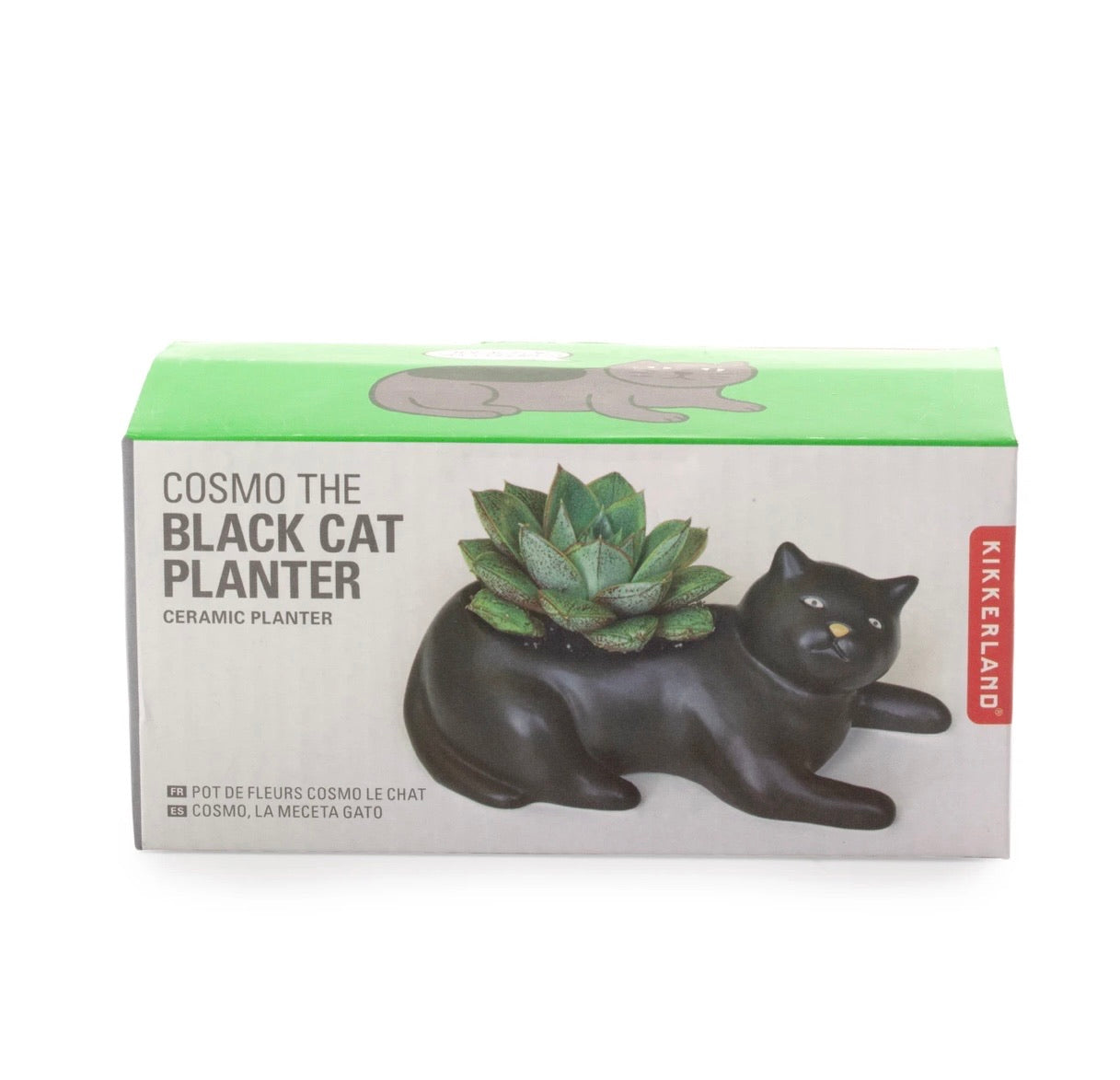 Kikkerland Black Cat Planter