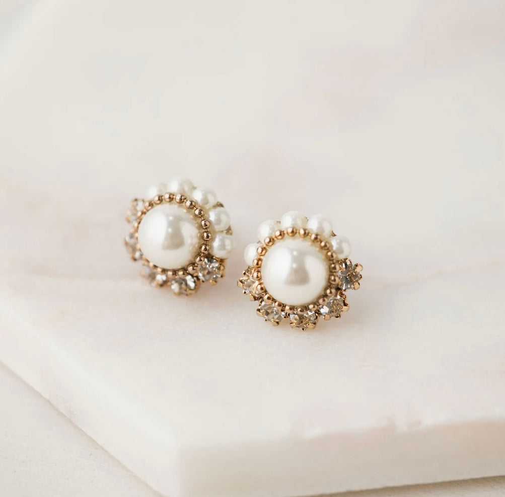 Lover’s Tempo Empress Pearl Post Earrings