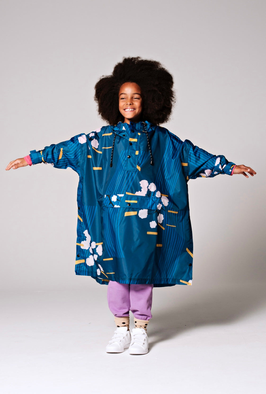 Rainkiss Japanese Blossom Kids Rain Poncho