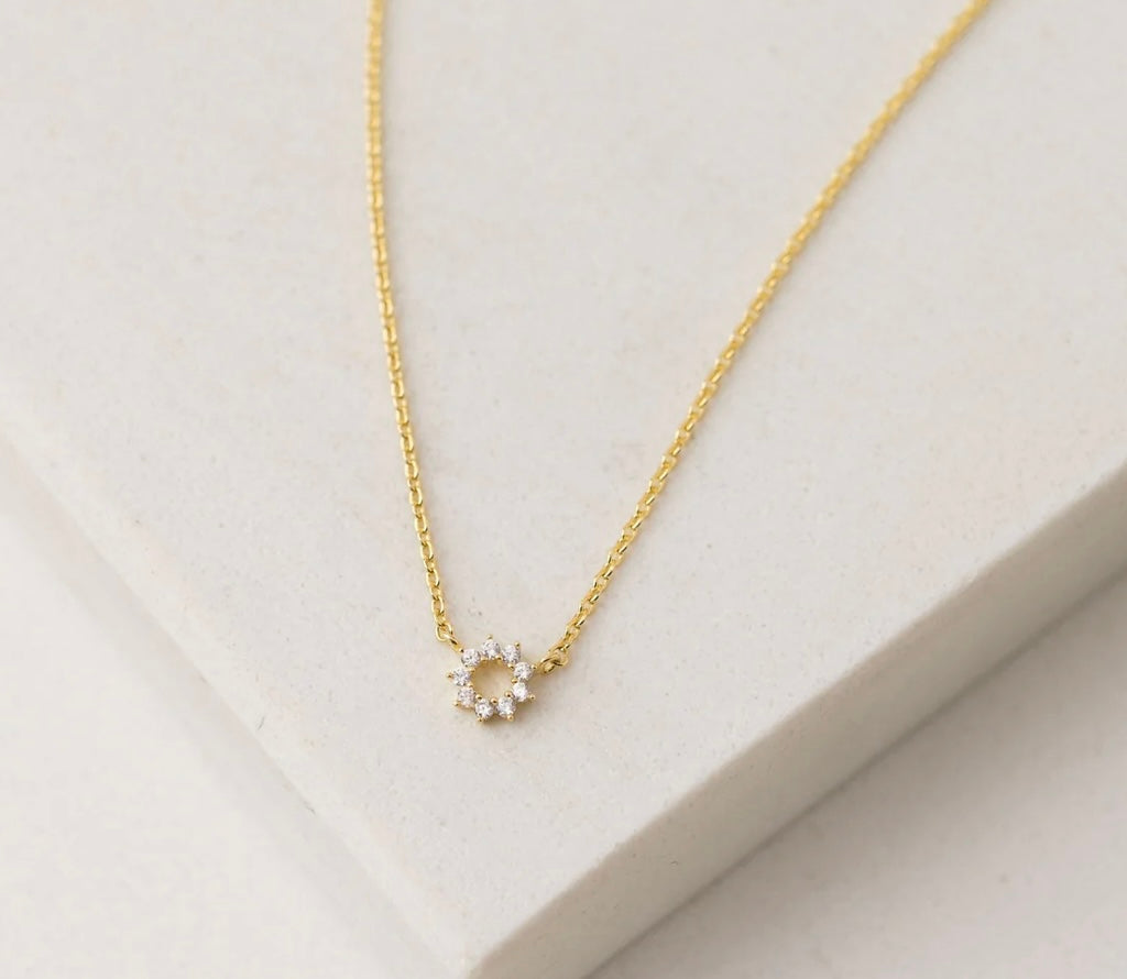 Lover’s Tempo Halo Mini Necklace