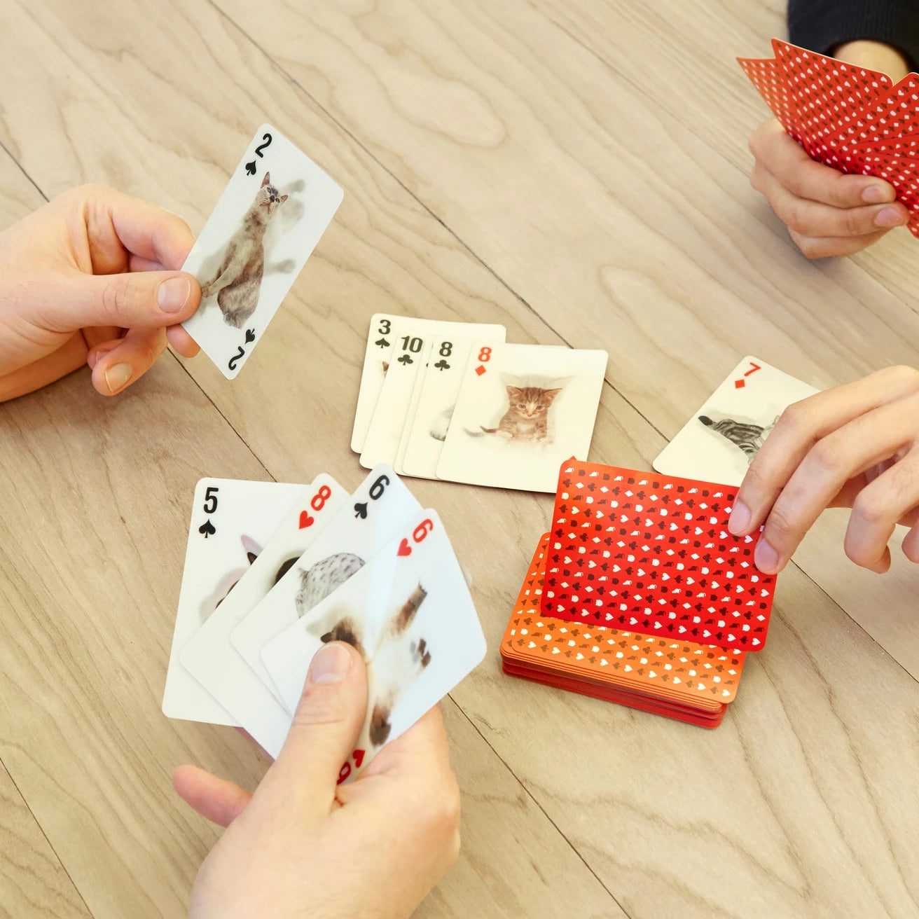 Kikkerland 3D Cat Playing Cards