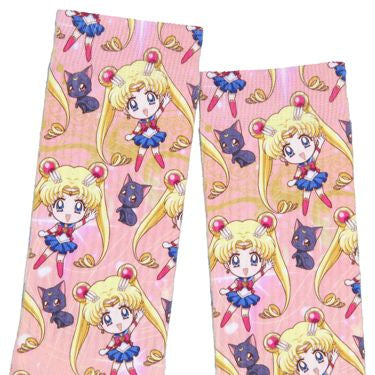 Sailor Moon Chibi Character Socks
