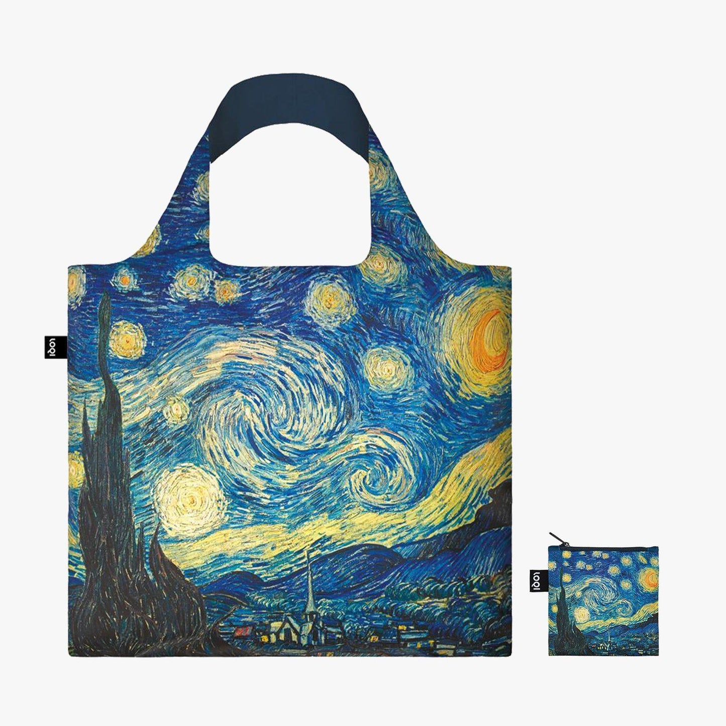 LOQI VINCENT VAN GOGH The Starry Night Recycled Bag