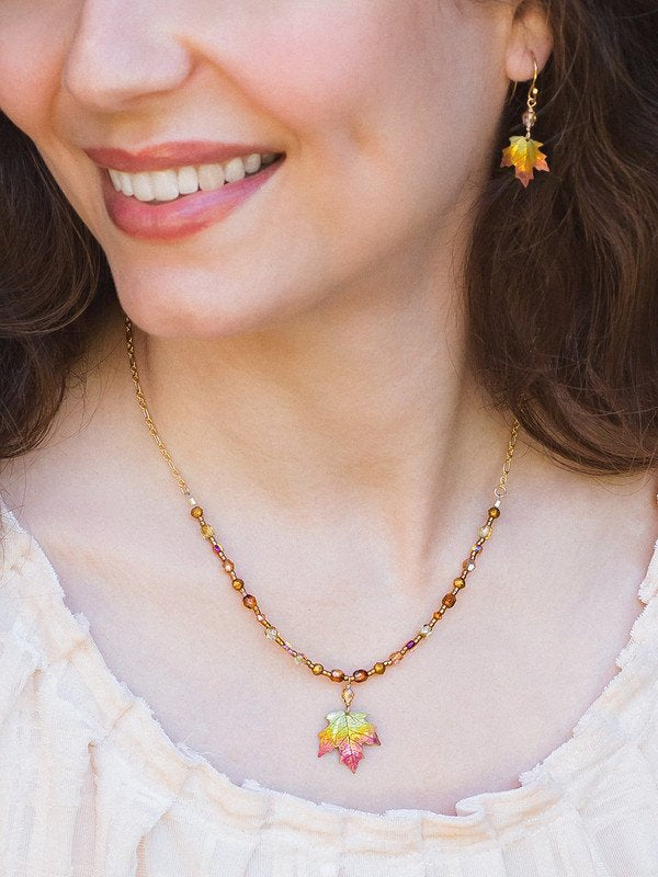 Holly Yashi Sugar Maple Beaded Necklace