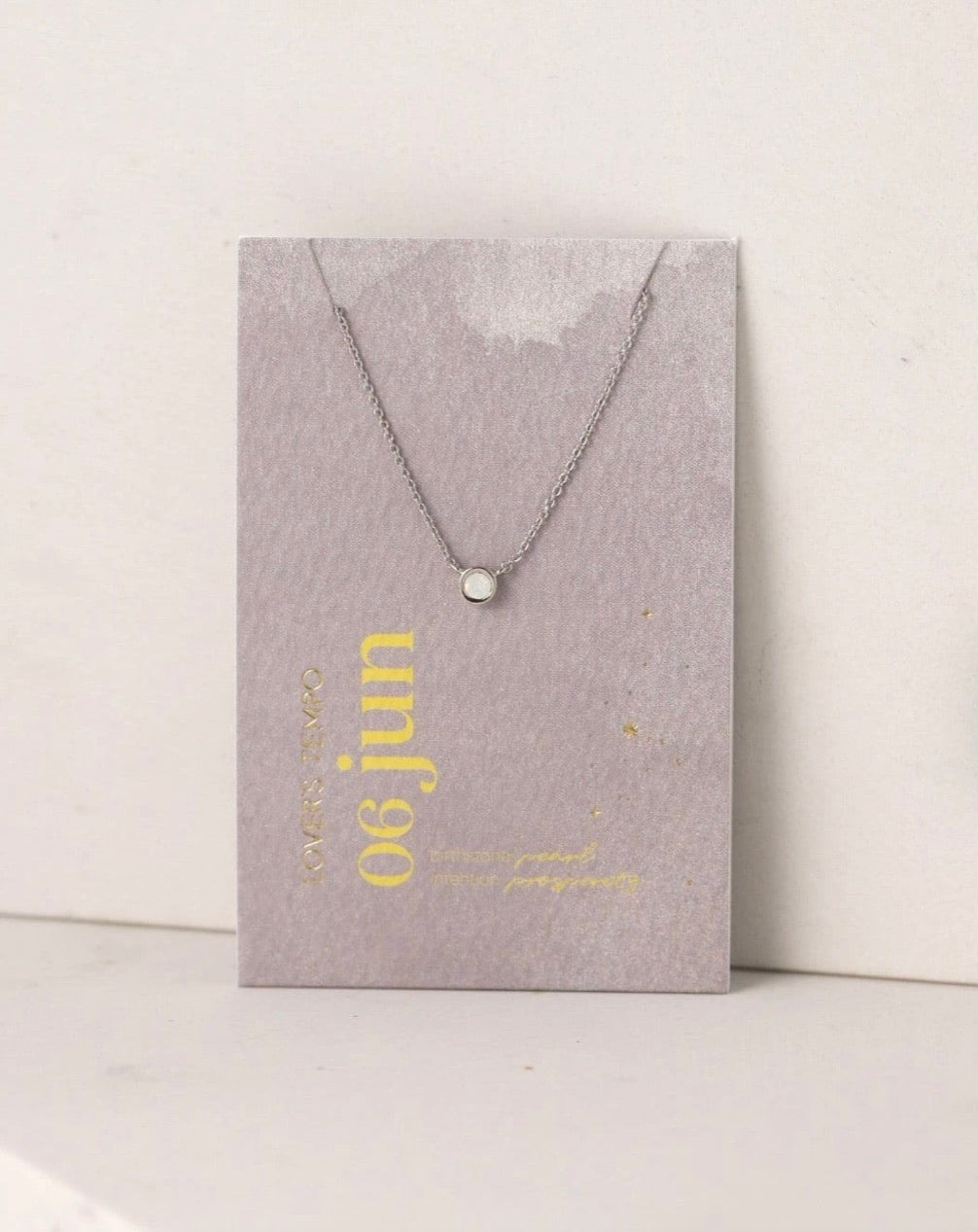 Lover’s Tempo Kaleidoscope Birthstone Silver Necklace